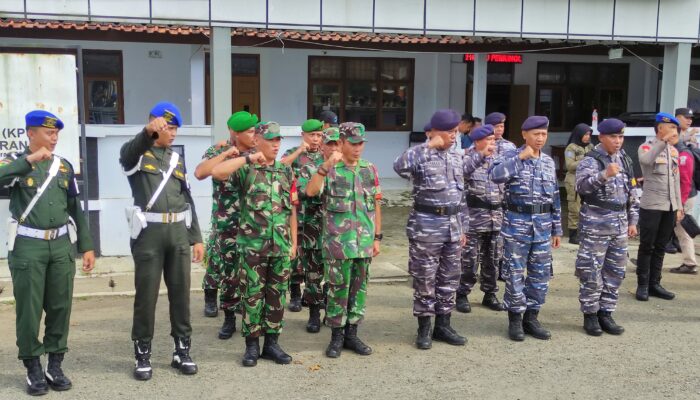 KPU Pangandaran Gelar Apel Gabungan Antisipasi Penetapan Hasil Pilpres 2024