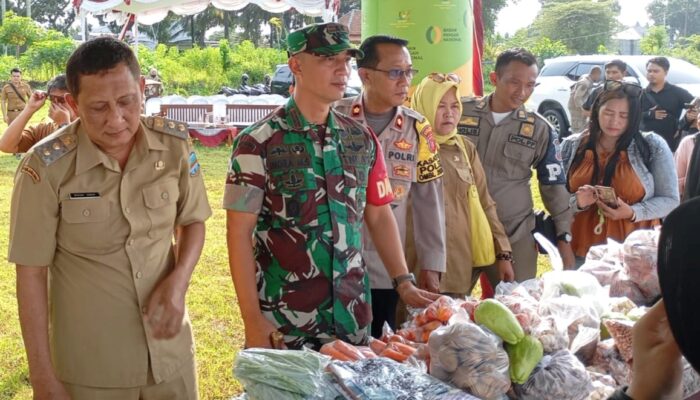 Dandim Pangandaran Apresiasi Digelarnya Pasar Murah Oleh Pemerintah Daerah Untuk Kesejahteraan Masyarakat