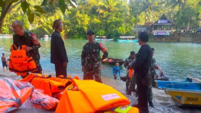 Uji Coba Perahu Speed Boat TNI-AD di Green Canyon Dipimpin Langsung Dandim Pangandaran