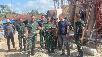 Aslog Panglima TNI Meninjau Proyek Pembangunan Masjid Ar Rahman Cijulang,Didampingi Dandim Pangandaran