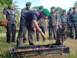 Sambut HUT Ke 78 Kodam III/Siliwangi, Kodim 0625 Pangandaran Menggelar Ziarah Ke Makam Pahlawan dan Doa Bersama