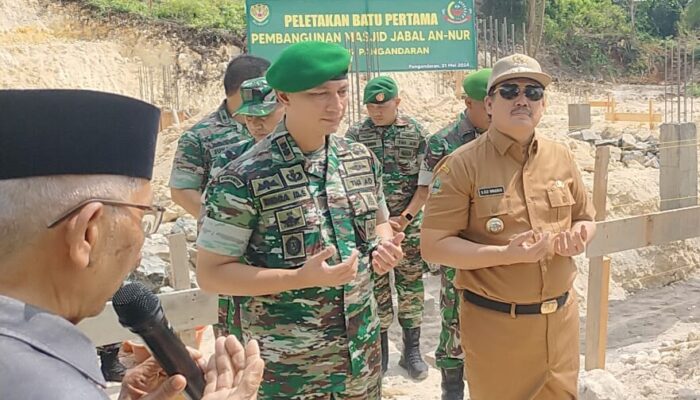 Syukuran HUT Ke-78 Kodam III Siliwangi dan Peletakan Batu Pertama Masjid Jabal An-Nur Kodim Pangandaran