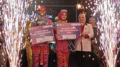 Pasang Giri Mojang Jajaka Pangandaran 2024 Kembali Digelar,Disparbud Tetapkan Ryan dan Difa Pemenangnya