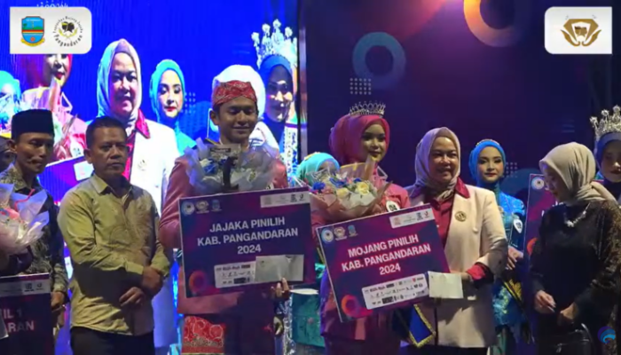 Ryan dan Difa Terpilih Sebagai Mojang Jajaka (Moka) Kabupaten Pangandaran Pinilih 2024