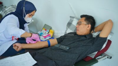 RSUD Pandega Bersama PMI Pangandaran Gelar Donor Darah