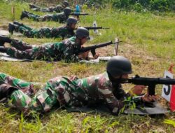 Meningkatkan Profesional Prajurit, Kodim 0625 Pangandaran Gelar Latihan Menembak