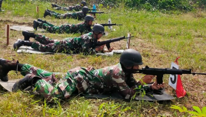 Meningkatkan Profesional Prajurit, Kodim 0625 Pangandaran Gelar Latihan Menembak