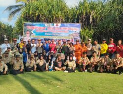 Tagana Pangandaran Laksanakan Pelatihan dan Peningkatan Kapasitas Anggota Di Pantai Karapyak
