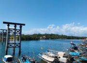 Foto Pemandangan Suasana Sungai Sodong Kopo Nusawiru Cijulang