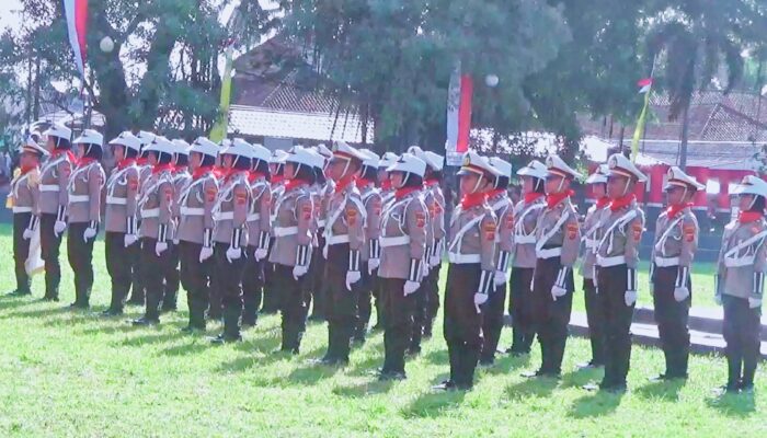 Polisi Cilik Meriahkan Hari Bhayangkara Ke 78 Di Pangandaran