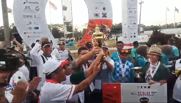 Jawa Barat Raih Juara Umum Kejurnas Pacuan Kuda Seri 1 Indonesia Derby 2024