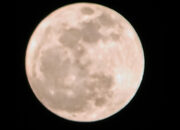 FOTO: Bulan Purnama Menjelang Supermoon Bluemoon Dari Pantai Bojongsalawe