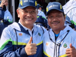 Ketum KONI Pangandaran Hadiri Pelepasan Kontingen Jabar PON 2024 Aceh Sumut