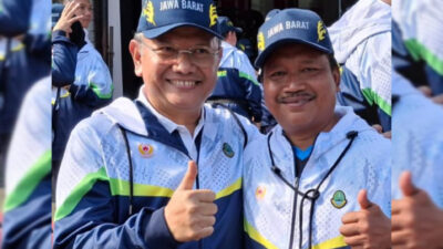 Ketum KONI Pangandaran Hadiri Pelepasan Kontingen Jabar PON 2024 Aceh Sumut