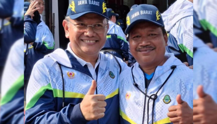 Ketum KONI Pangandaran Hadiri Pelepasan Kontingen Jabar PON 2024 Aceh Sumut
