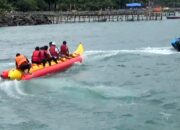 Libur Panjang, Wisatawan Padati Obyek Wisata Pantai Pangandaran