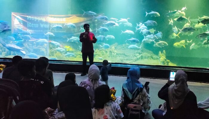 Perayaan Tahun Baru Imlek 2576 Kongzili di Aquarium Indonesia Meriah dengan Kungfu Show dan Atraksi Budaya