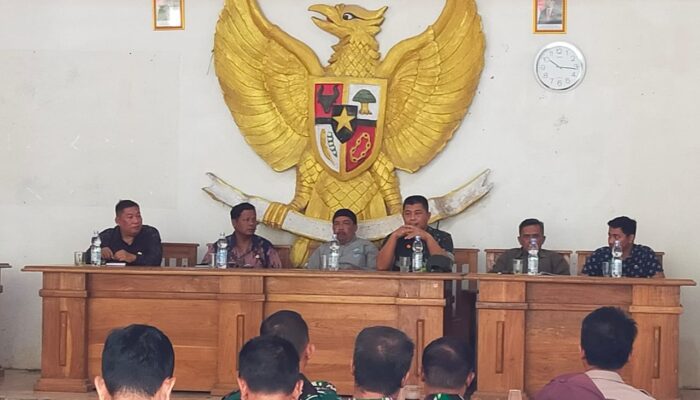 Rapat Koordinasi TMMD ke-123, Pastikan Kelancaran Pelaksanaan di Tiga Desa