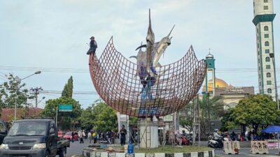 Tugu Ikan Marlin di Cijulang Akan Diganti Panser Saladin, Dukung Pariwisata Pangandaran