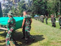 Persiapan Upacara Pembukaan TMMD Ke-123 Di Pangandaran Terus Dimatangkan