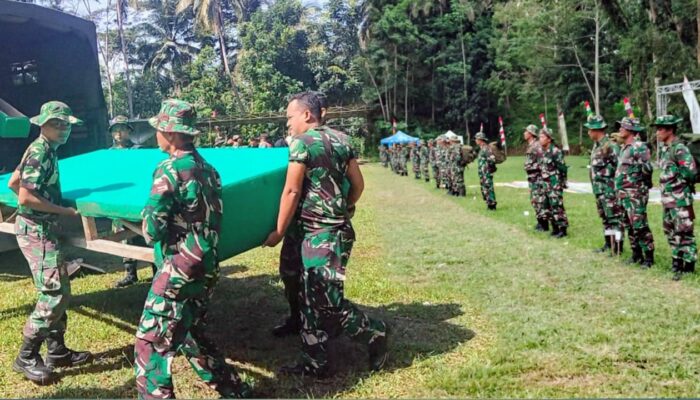 Persiapan Upacara Pembukaan TMMD Ke-123 Di Pangandaran Terus Dimatangkan