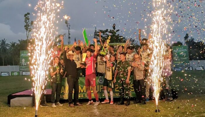 Tim Desa Cijulang Juara Dandim Cup II 2025 Setelah Kalahkan Desa Legokjawa