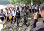 Aksi Bersih Pantai di Pangandaran, Menteri LH dan Panglima TNI Tekankan Kolaborasi Tangani Sampah Laut
