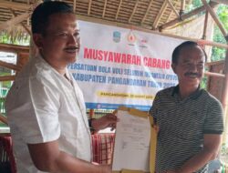 Muhamad Taufik Terpilih Aklamasi sebagai Ketua PBVSI Pangandaran 2025-2029