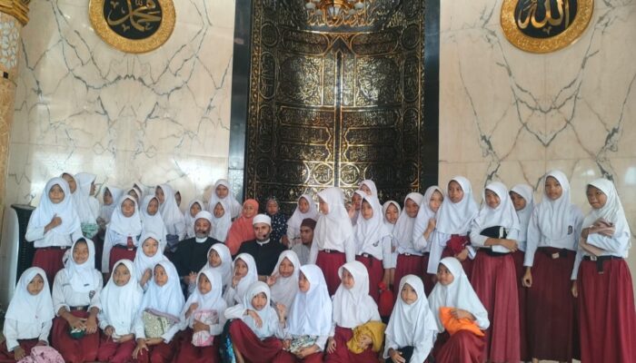 Pelajar SD Negeri 1 Cijulang Ikuti Kultum Ramadhan di Masjid Jami Ar Rohman