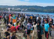 Pantai Pangandaran Jadi Primadona Libur Lebaran 2025, Balawista Catat 62 Kasus Laka Laut
