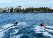 Libur Lebaran, Ribuan Wisatawan Padati Pantai Timur Pangandaran