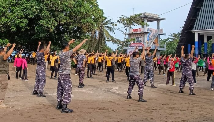 Forkopimda Pangandaran Gelar Senam Bersama dan Aksi Bersih Pantai sebagai Wujud Sinergitas dan Kepedulian Lingkungan