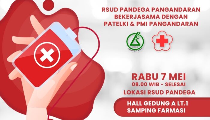 RSUD Pandega Pangandaran Gelar Donor Darah Bersama PATELKI dan PMI
