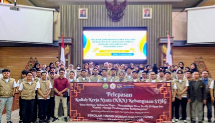Bupati Pangandaran Lepas Mahasiswa KKN STH Galunggung ke Lima Desa di Kecamatan Parigi