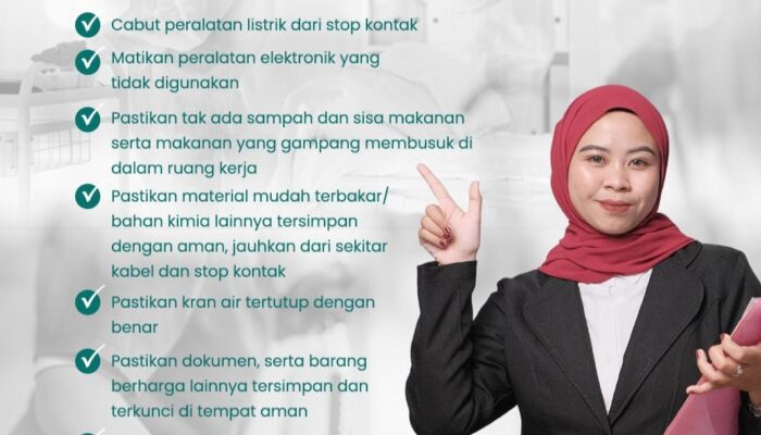Tips RSUD Pandega Pangandaran, Agar Tempat Kerja Tetap Aman Saat Libur Kemerdekaan