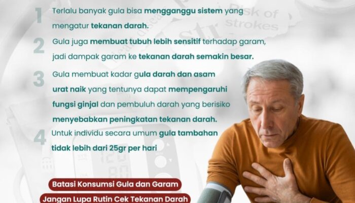 RSUD Pandega Pangandaran Ingatkan Gula Juga Bisa Bikin Hipertensi