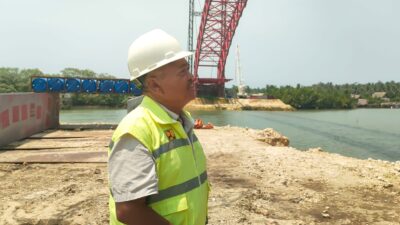 Jembatan Sodong Kopo Nusawiru Cijulang Dirancang dengan Konstruksi Penahan Gempa Bumi
