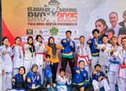 Delegasi Karate PKPP Pangandaran Torehkan Prestasi pada Kejurnas BKC Piala Wamenhan RI 2025