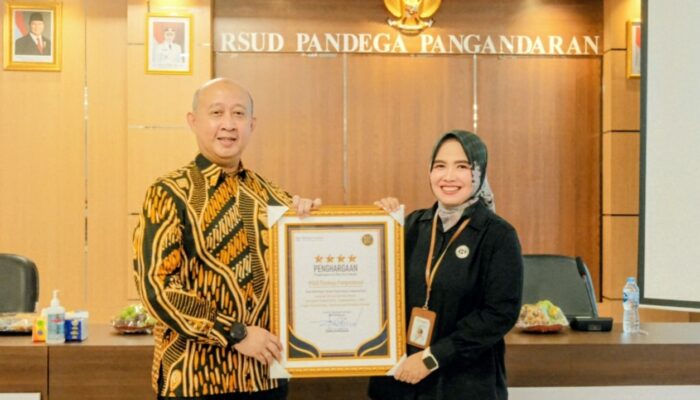 RSUD Pandega Pangandaran Raih Penghargaan Atas Komitmen Transformasi Digital Layanan Kesehatan