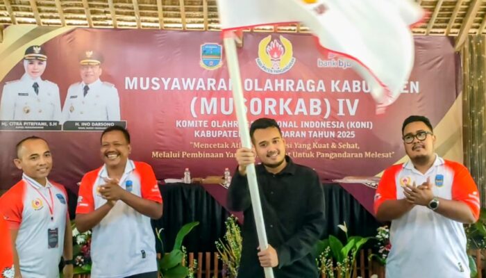 Resmi, Arief Hikmawan Pimpin KONI Pangandaran Periode 2025–2029