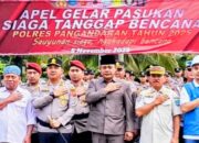 Ketua DPRD Pangandaran Hadiri Apel Gelar Pasukan Siaga Tanggap Bencana 2025