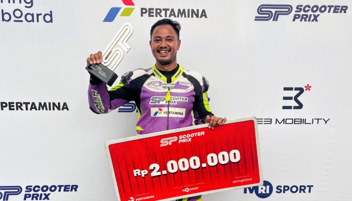 Agni Herton Raih Podium Keempat di Seri Penutup Scooterprix 2025 Round 5