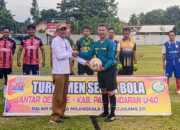 Pembukaan Turnamen Sepakbola Antar Desa U-40 Meriahkan Milangkala ke-211 Desa Cijulang