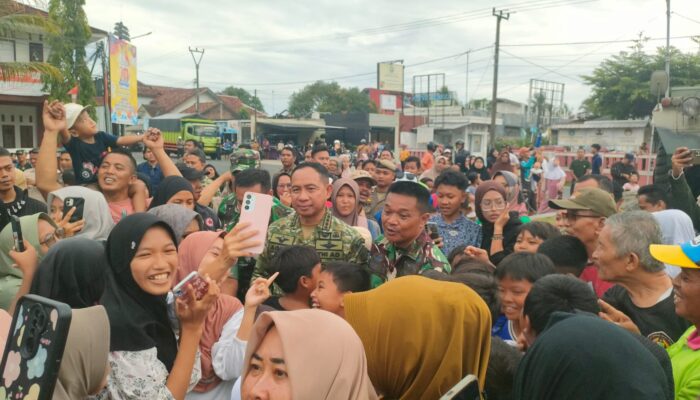 Panglima TNI Resmikan Monumen Cagar Panser Saladin di Cijulang, Ribuan Warga Sambut Antusias