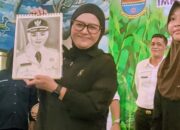 Mengharukan, Lisa Siswi SMPN 2 Parigi Lukis Wajah Bupati Pangandaran Selama 1 Minggu