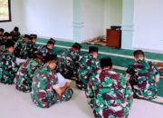 Anggota Koramil dan Staf Kodim 0625/Pangandaran Gelar Tadarus Al-Qur’an di Masjid Jabal An Nur