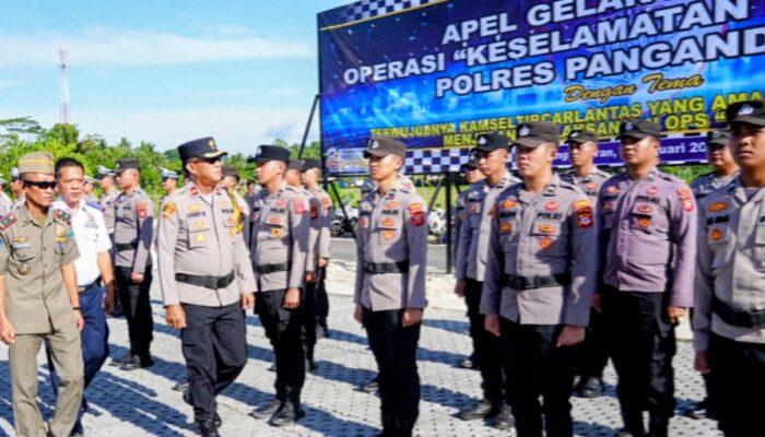 Polres Pangandaran Gelar Apel Operasi Keselamatan Lodaya 2026, Prioritaskan Keselamatan Lalu Lintas