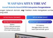 Waspada Peniruan Identitas Digital, DPRD Pangandaran Tegaskan Situs Resmi Gunakan Domain .go.id