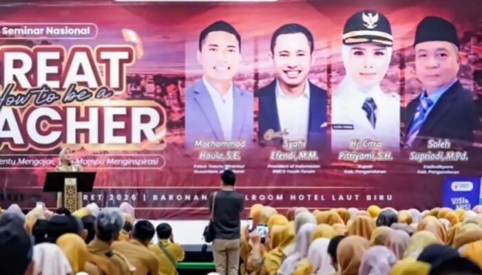 Bupati Pangandaran Hadiri Seminar Nasional Teacher Preneur Indonesia, Dorong Guru Jadi Inspirasi Generasi Masa Depan