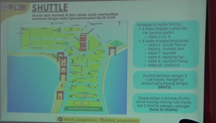 Shuttle Gratis Disiapkan, Permudah Mobilitas Wisatawan di Pangandaran Saat Libur Lebaran 2026